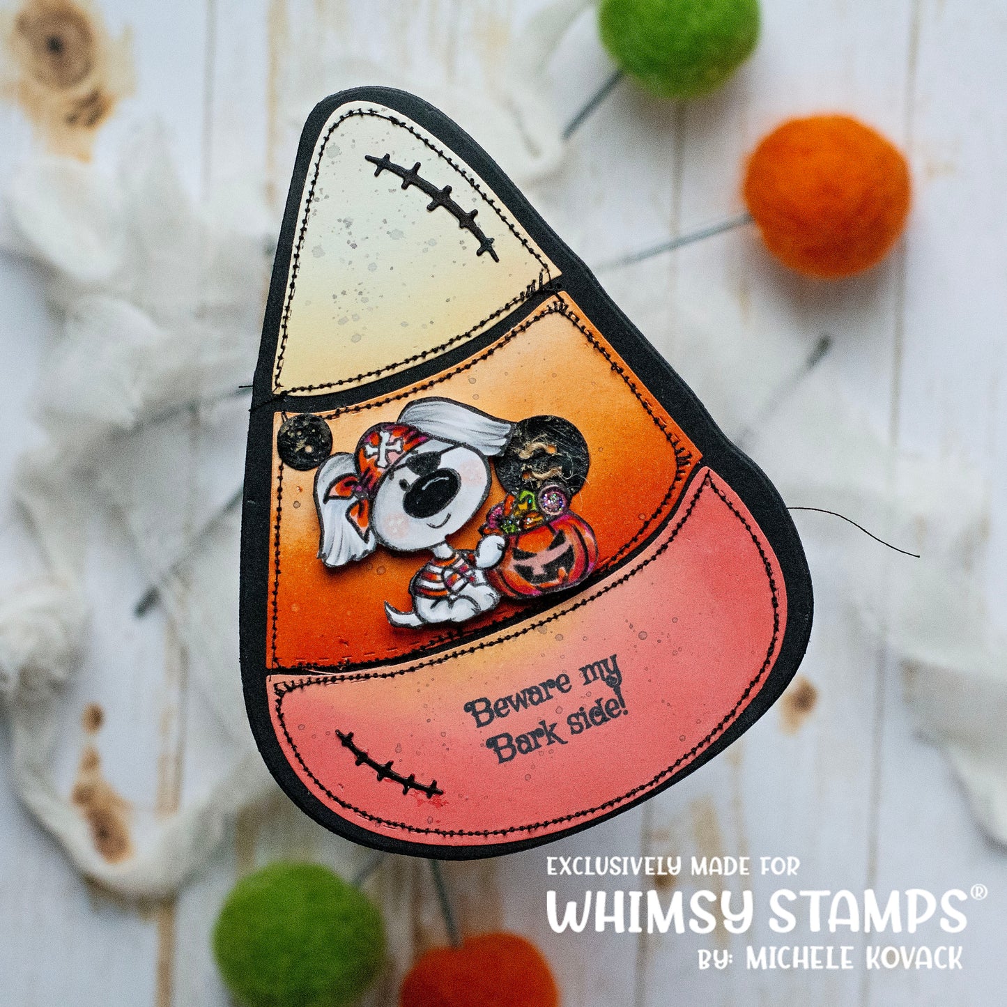 Doggies Halloween Clear Stamps - Whimsy Stamps