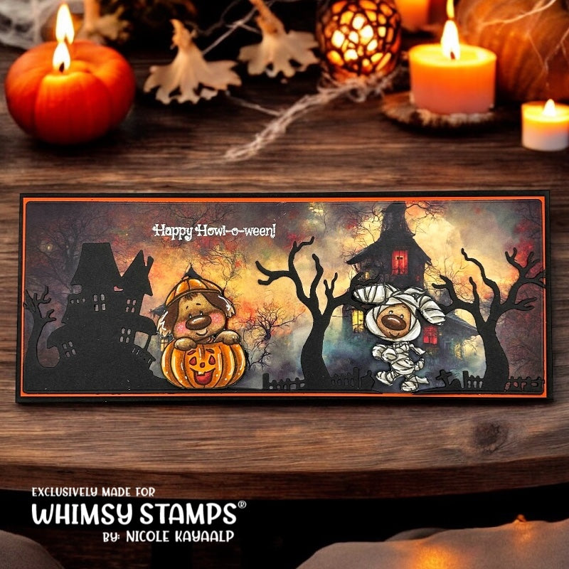 Doggies Halloween Clear Stamps - Whimsy Stamps