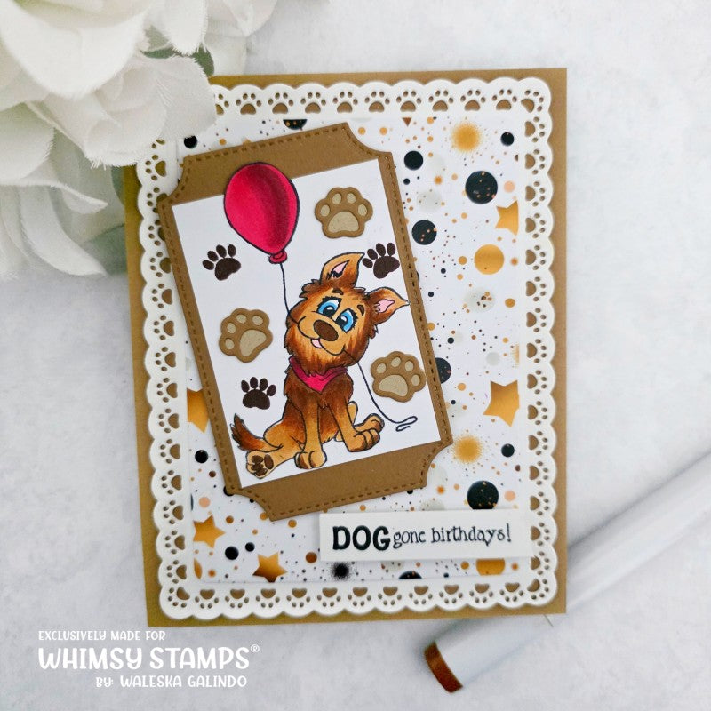 *NEW Doggone Birthdays Clear Stamps - Whimsy Stamps