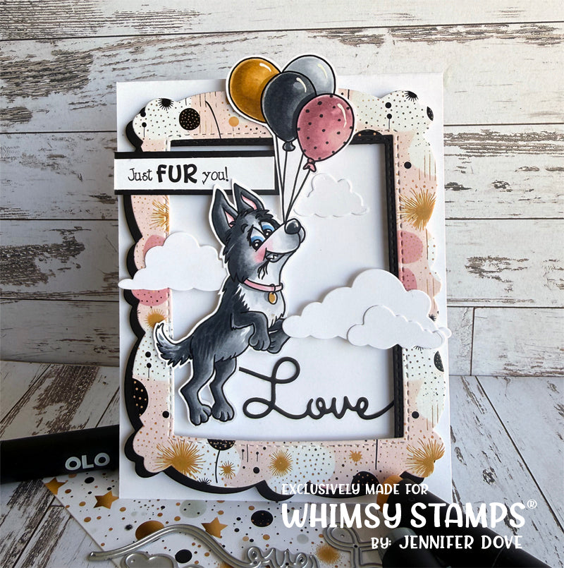 *NEW Doggone Birthdays Clear Stamps - Whimsy Stamps