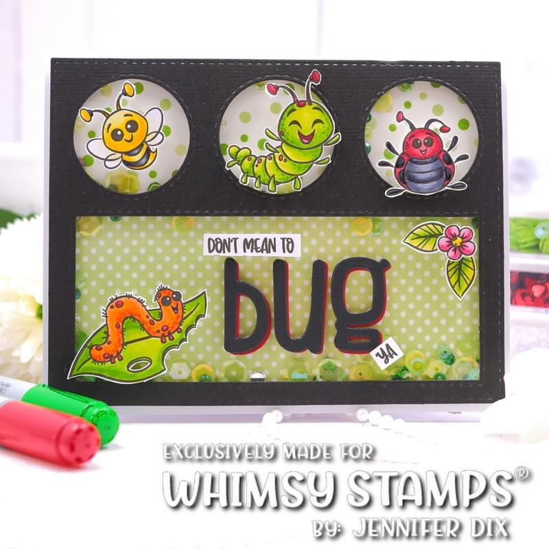 **NEW Don't Mean to Bug Ya Clear Stamps - Whimsy Stamps