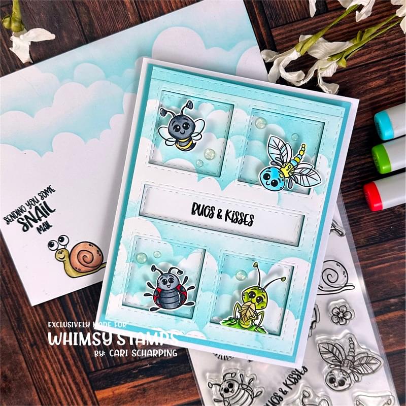 **NEW Don't Mean to Bug Ya Clear Stamps - Whimsy Stamps