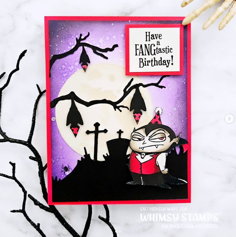 Bat Branch Die Set - Whimsy Stamps