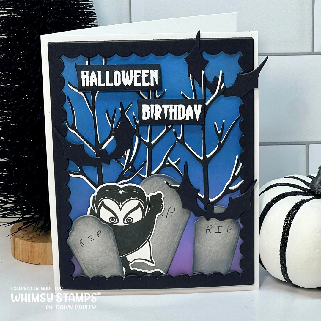 Dracula I Compel You Clear Stamps - Whimsy Stamps