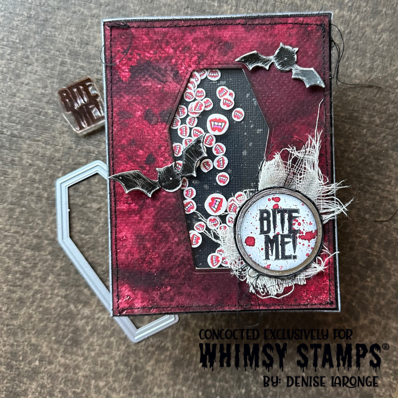 Dracula's Coffin Die Set - Whimsy Stamps