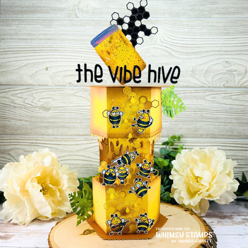 Bizzy Bees 2 Clear Stamps - Whimsy Stamps