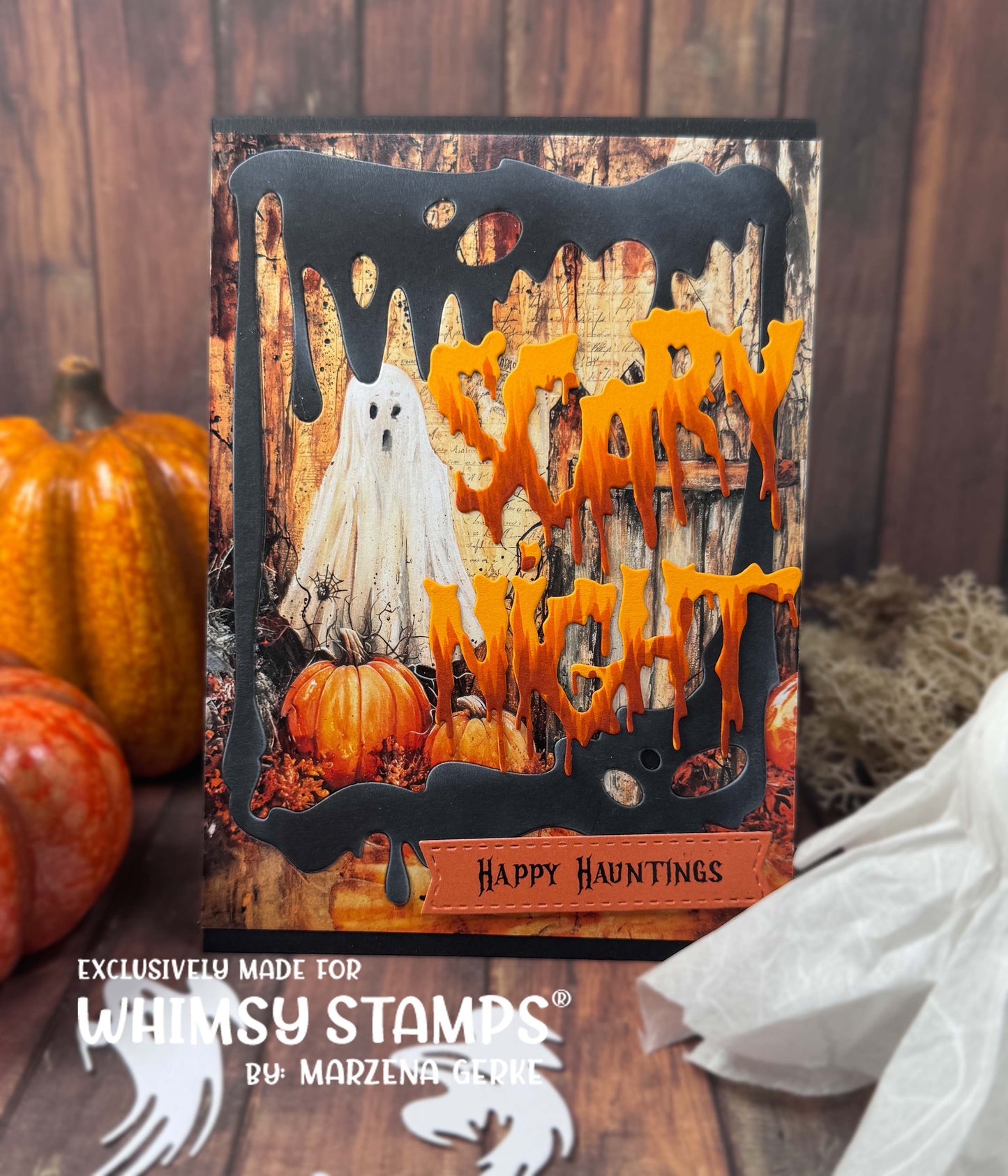 Scary Night Word Die Set - Whimsy Stamps