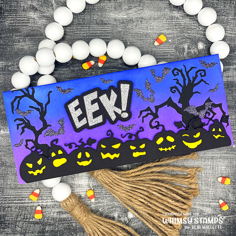 EEK! Word and Shadow Die Set - Whimsy Stamps