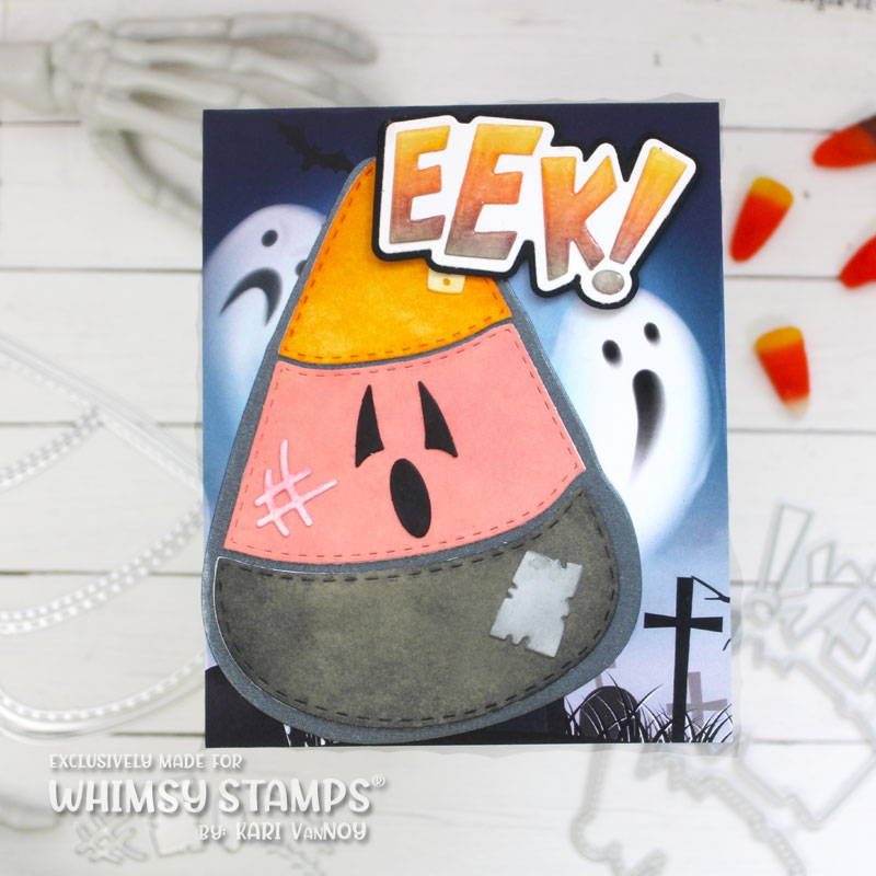 EEK! Word and Shadow Die Set - Whimsy Stamps