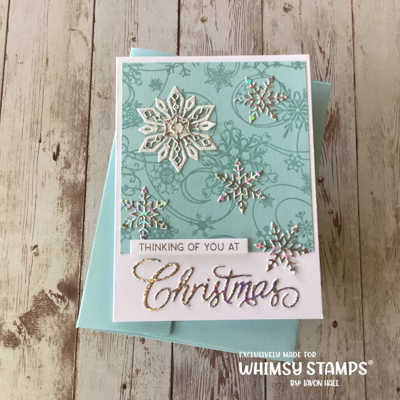 Elegant Snowflakes and Border Die - Whimsy Stamps