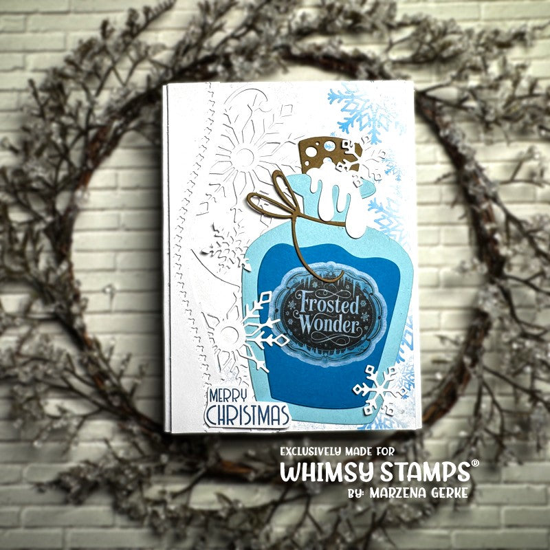 Elegant Snowflakes and Border Die - Whimsy Stamps