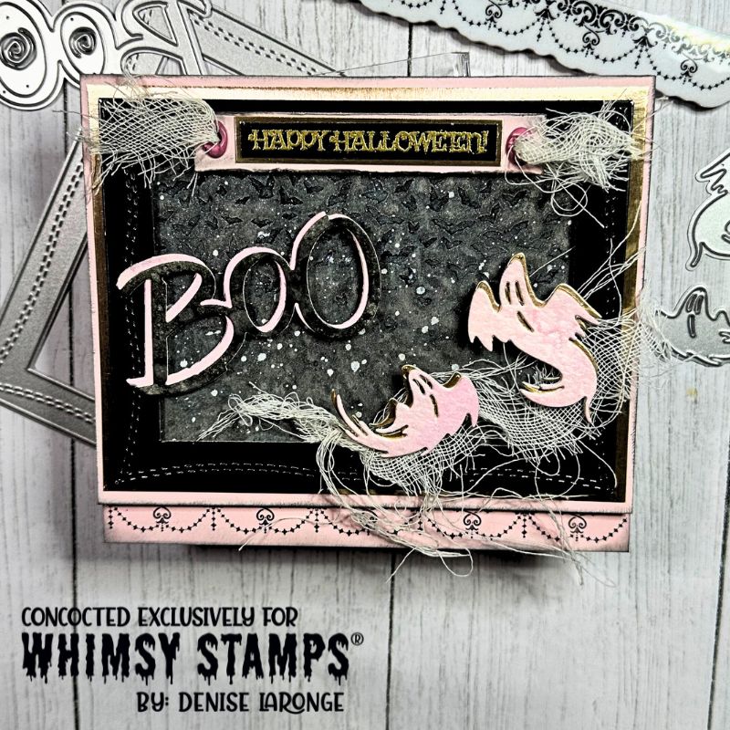 Exquisite Beauty Rubber Cling Stamp - Whimsy Stamps