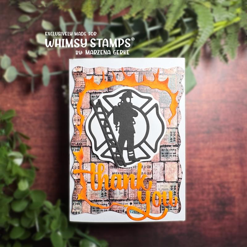 Firefighter Accessories Die Set - Whimsy Stamps