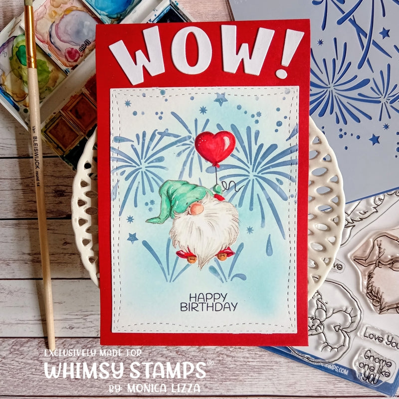 Fireworks Stencil - Whimsy Stamps