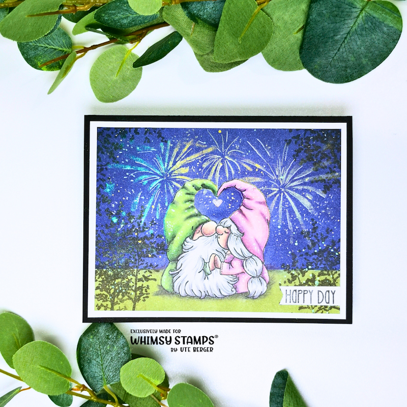 Fireworks Stencil - Whimsy Stamps