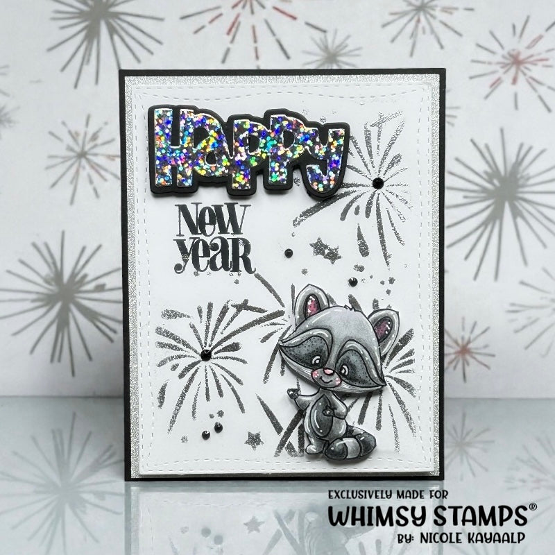 Fireworks Stencil - Whimsy Stamps