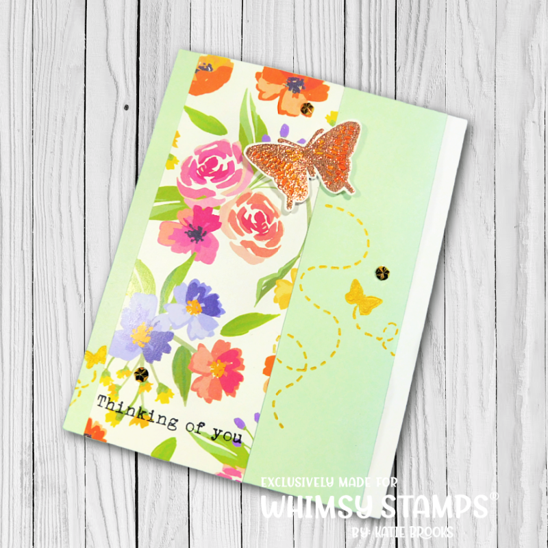 Flight of the Butterflies Stencil - Whimsy Stamps
