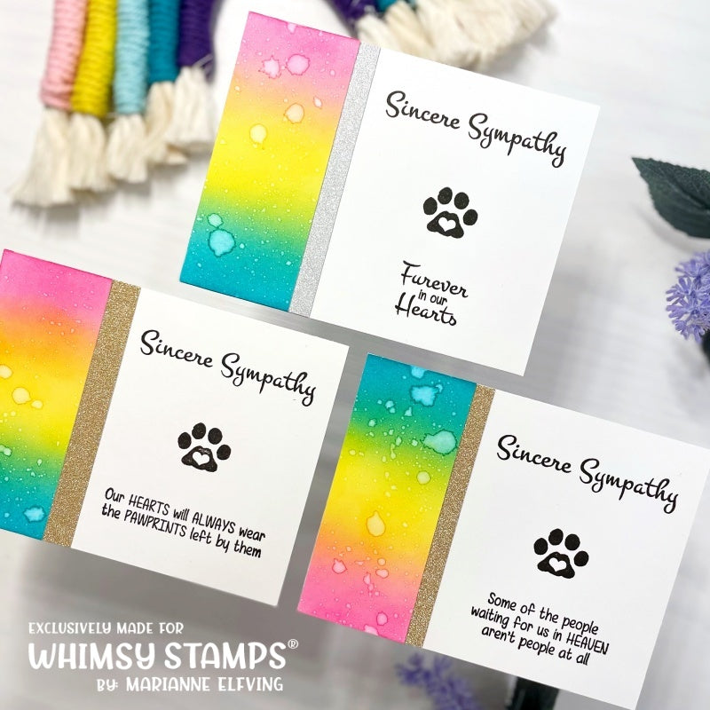 Furever in Our Hearts Clear Stamps - Whimsy Stamps