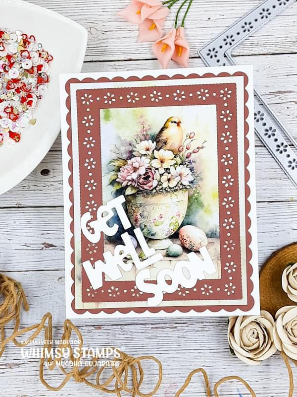 **NEW Spring Rectangles Die Set - Whimsy Stamps