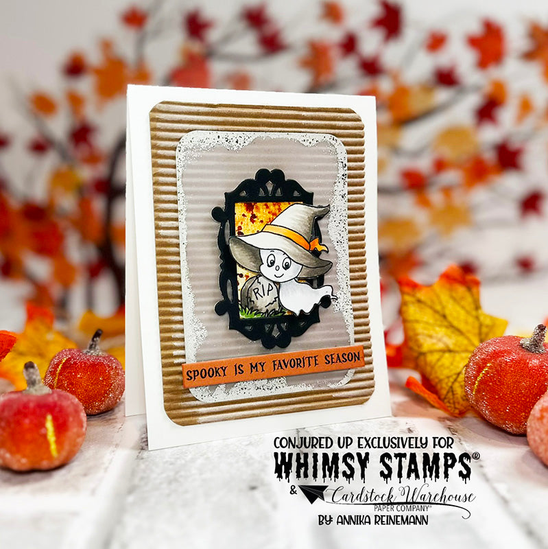 Ghost Party Clear Stamps - Whimsy Stamps