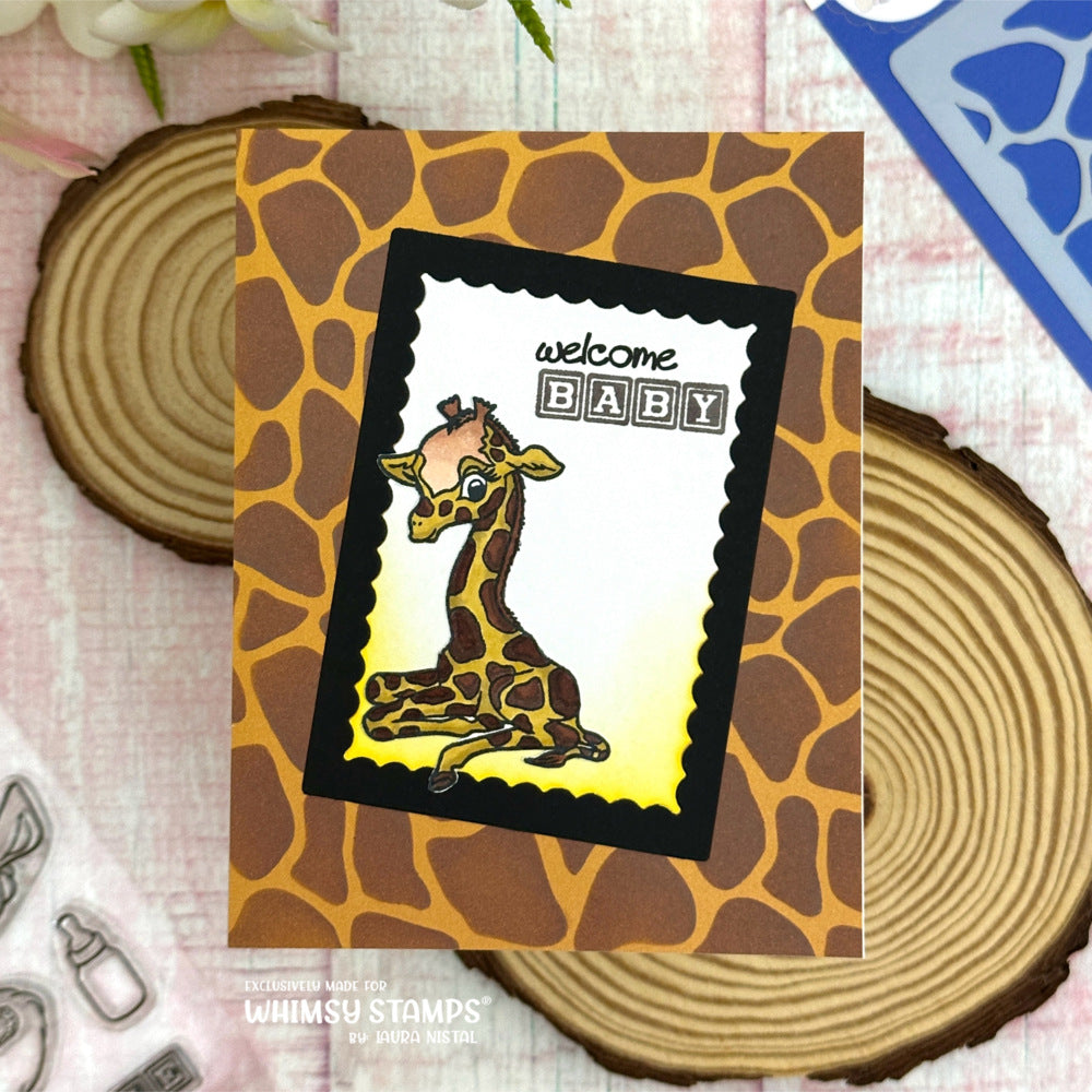 Giraffe Stencil - Whimsy Stamps