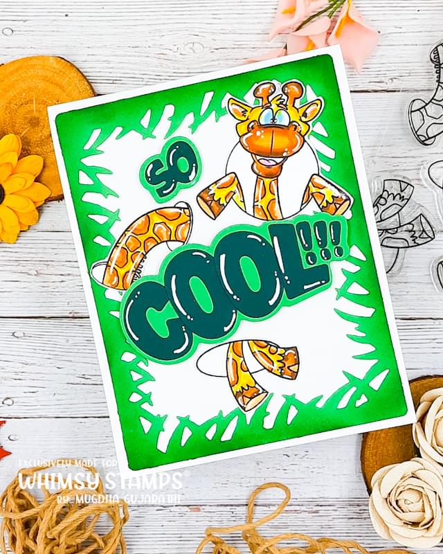 Giraffes, Oh Hello Clear Stamps - Whimsy Stamps
