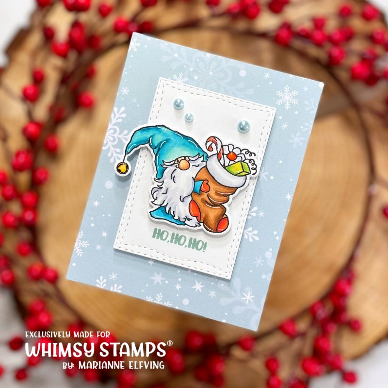 Gnome for the Holidays Clear Stamps - Whimsy Stamps