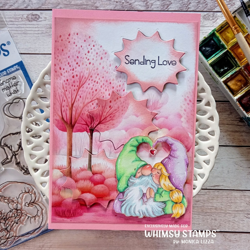 6x6 Paper Pack - Pink Autumn - Whimsy Stamps