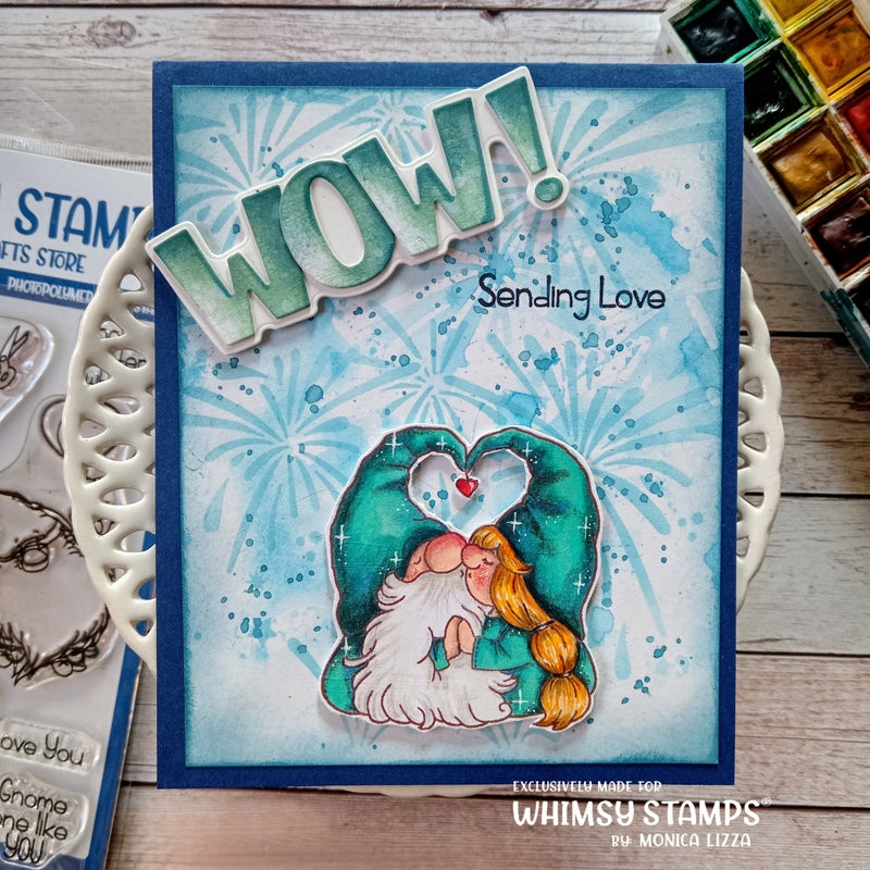 Wowzers Word and Shadow Die Set - Whimsy Stamps