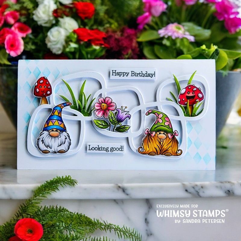 Harlequin 6x9 Stencil - Whimsy Stamps
