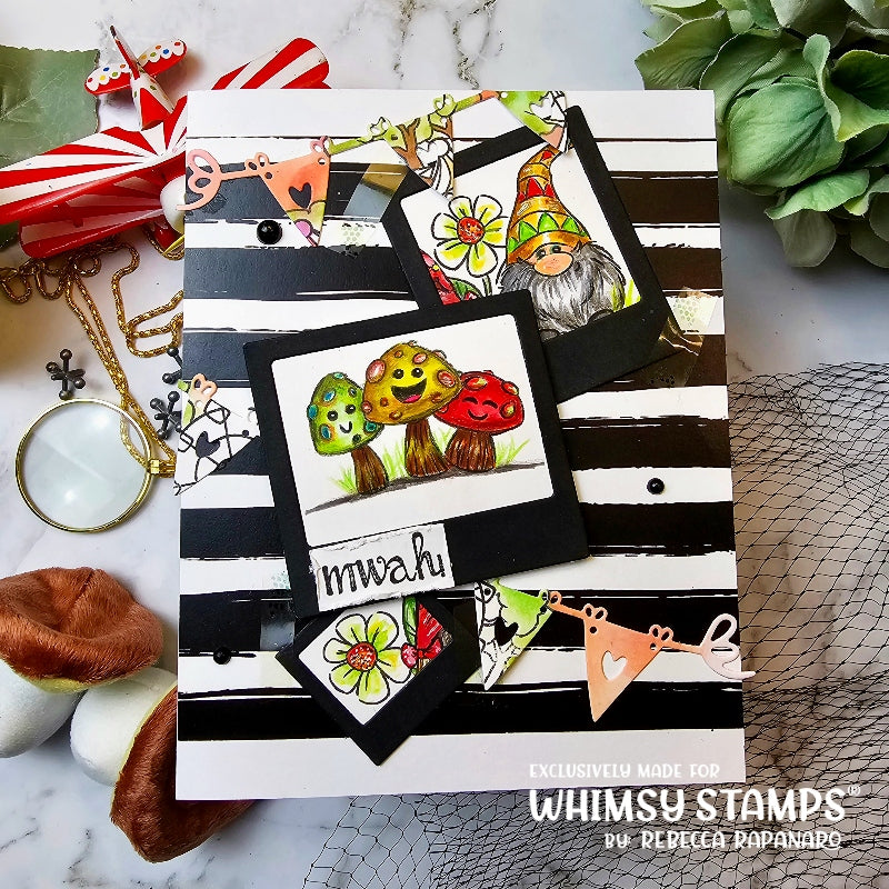 Gnomies - NoFuss Masks - Whimsy Stamps