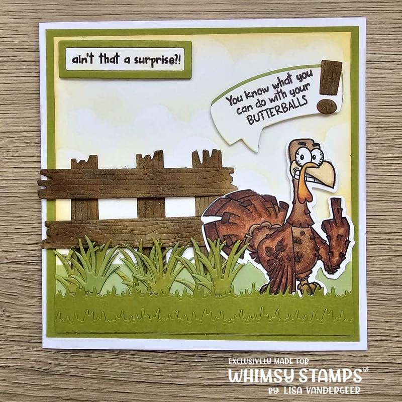 Gobble This! Clear Stamps - Whimsy Stamps