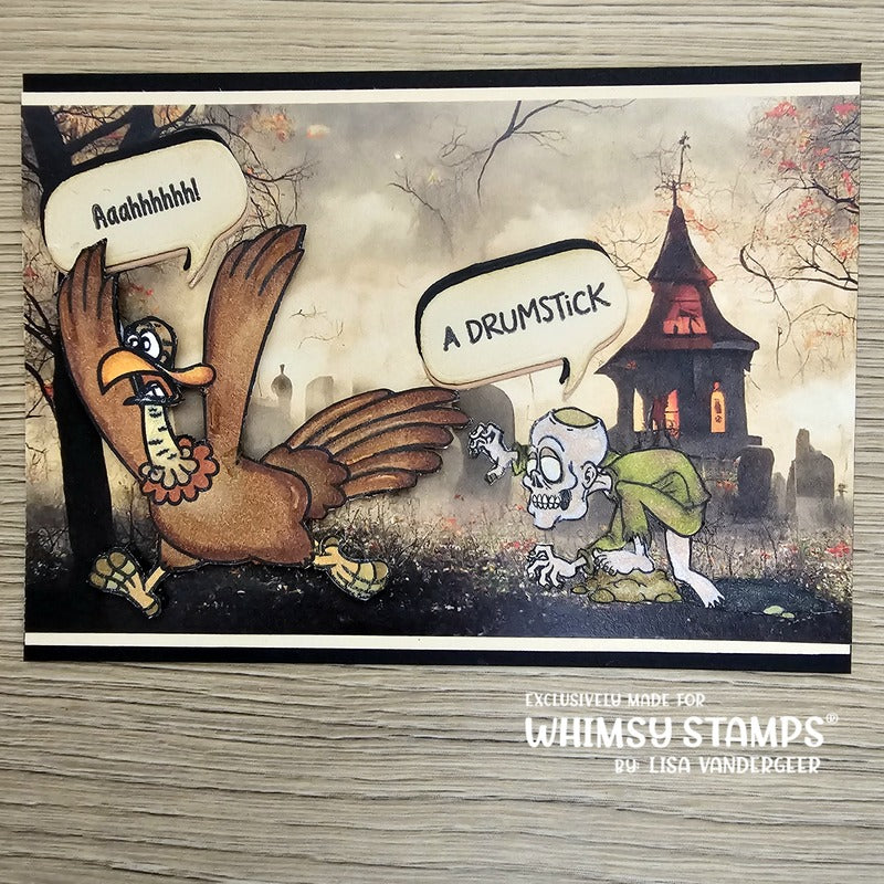 Gobble This! Clear Stamps - Whimsy Stamps