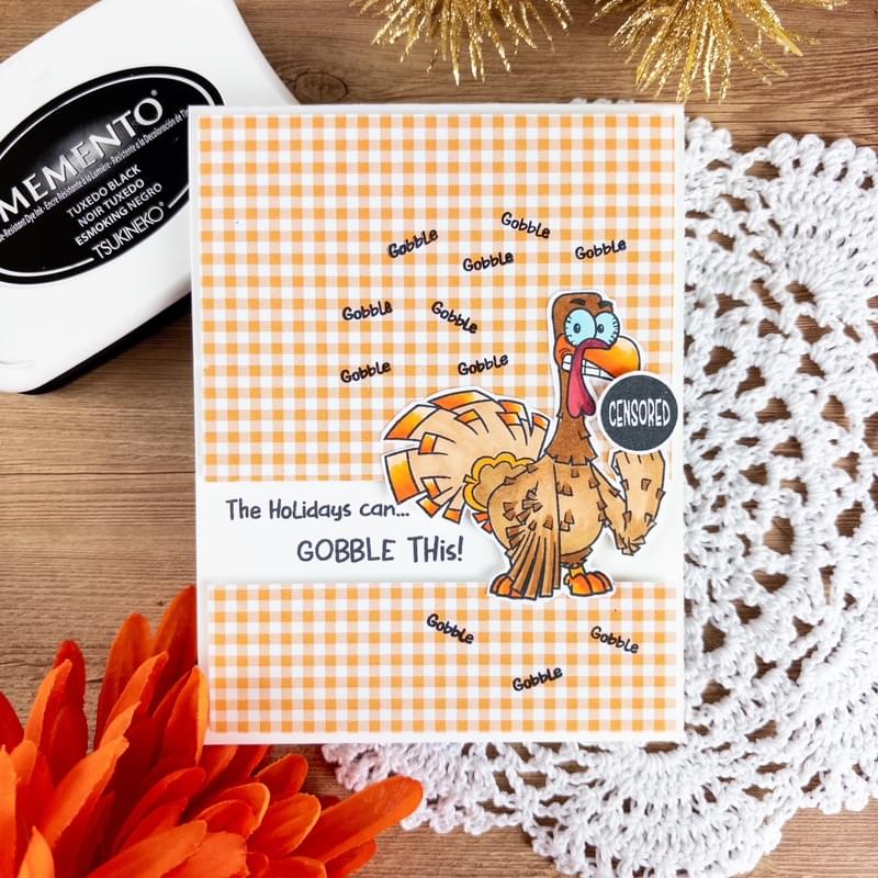 Gobble This! Clear Stamps - Whimsy Stamps