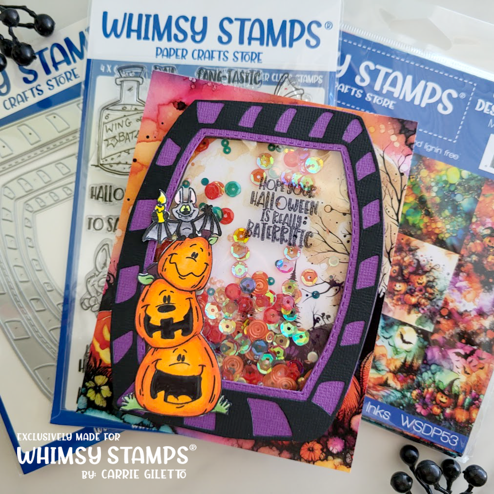 Going Batty Clear Stamps - Whimsy Stamps