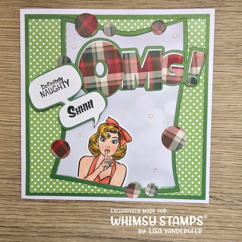 Gossip Girls Clear Stamps - Whimsy Stamps