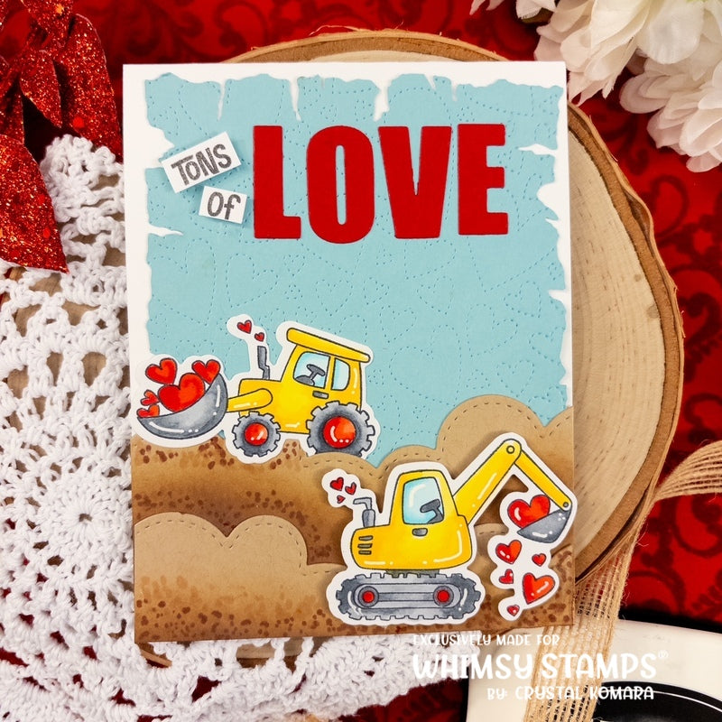 Grass and Cloud Edger Die Set - Whimsy Stamps
