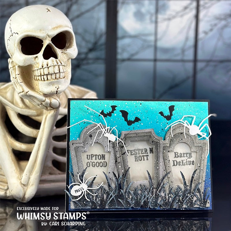 Grave Epitaphs Clear Stamps - Whimsy Stamps
