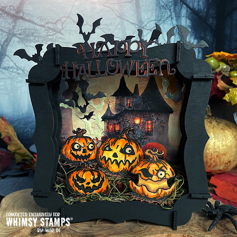 Grumpin Punkins Clear Stamps - Whimsy Stamps