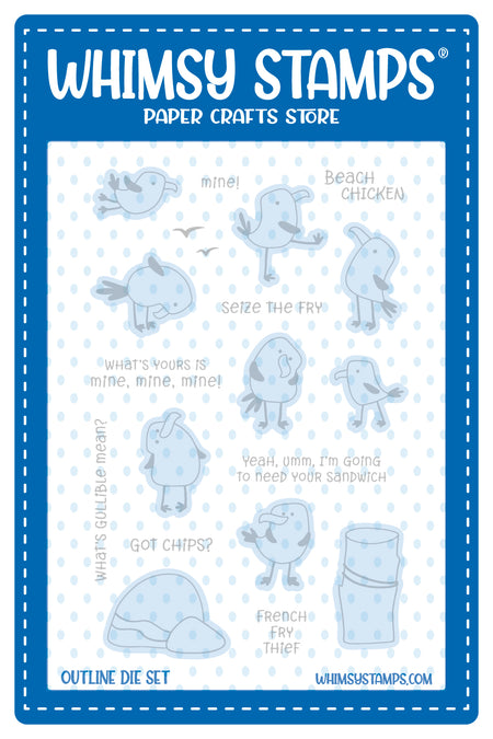 Gullibles Outline Die Set - Whimsy Stamps