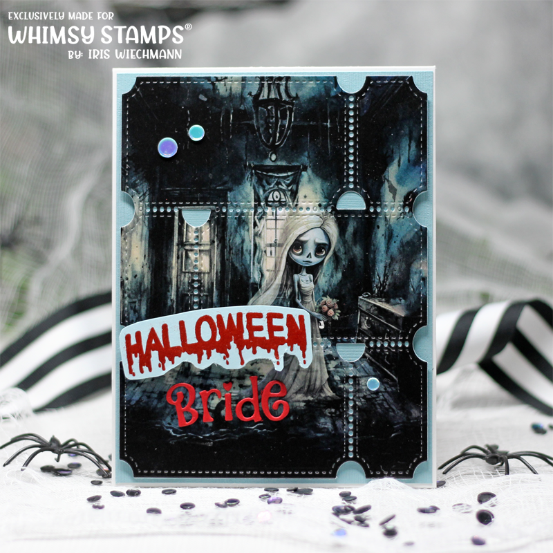 *NEW Halloween Bitty Borders Clear Stamps - Whimsy Stamps