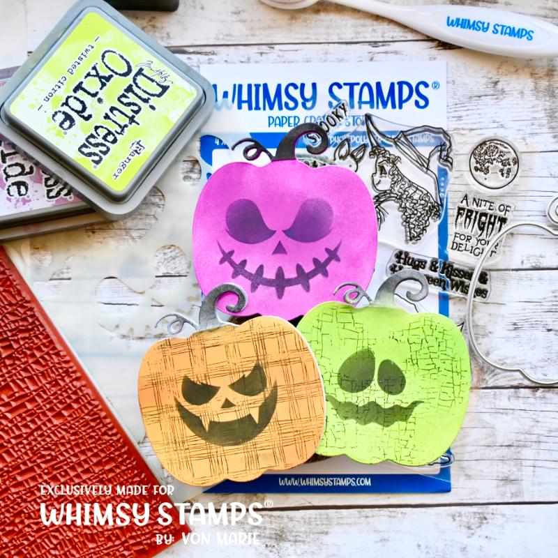 Halloween Expressions Stencil - Whimsy Stamps