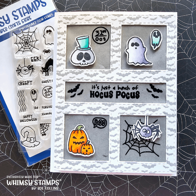 Halloween Postage Clear Stamps - Whimsy Stamps