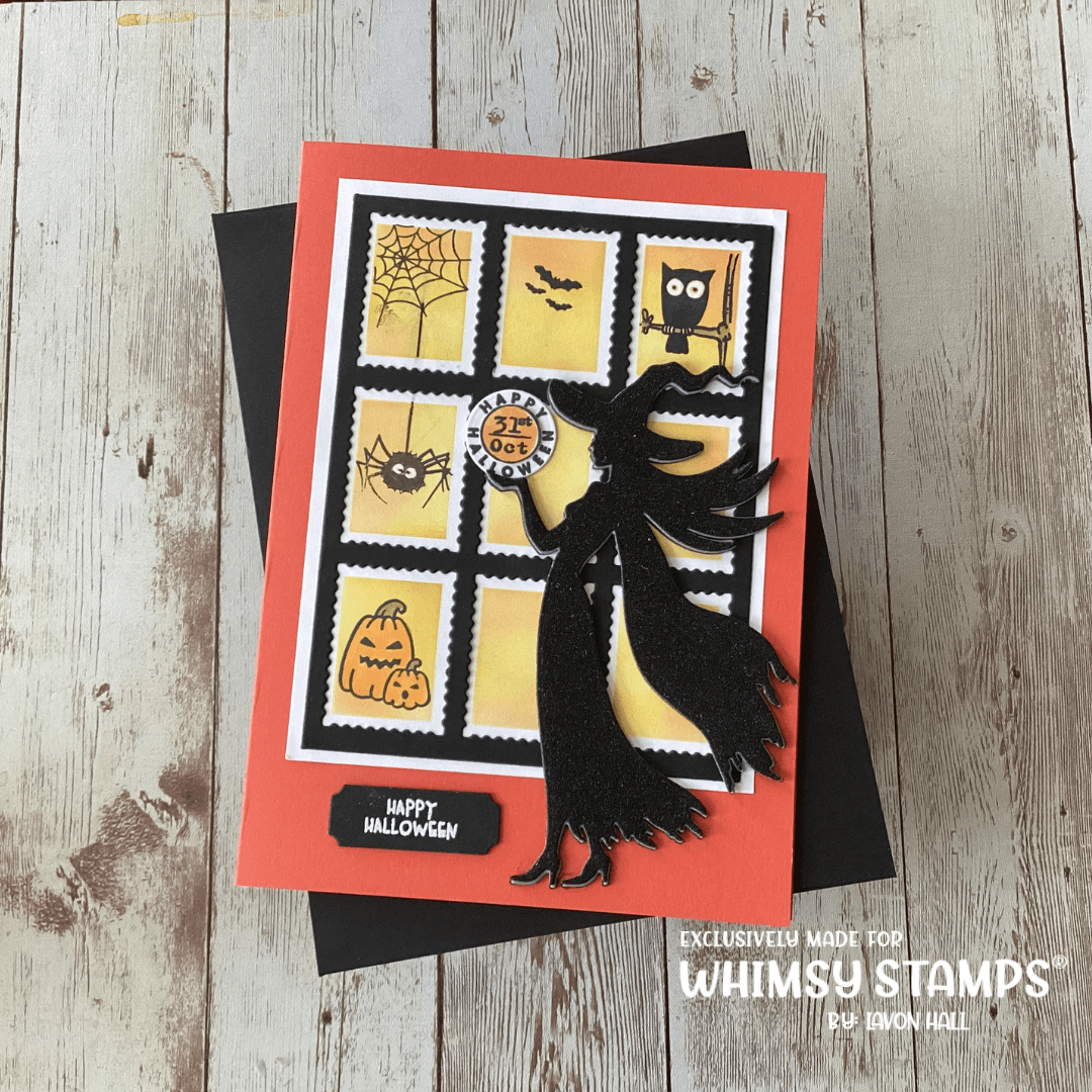 Halloween Postage Clear Stamps - Whimsy Stamps