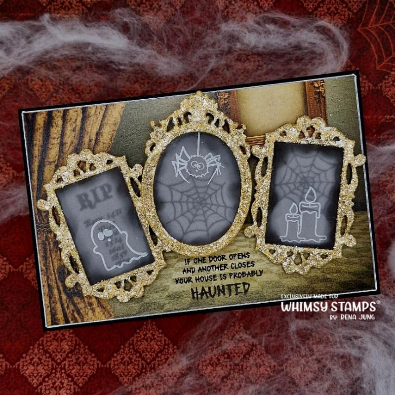 Halloween Postage Clear Stamps - Whimsy Stamps