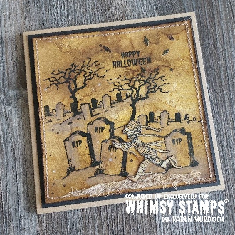 Halloween Scream Clear Stamps - Whimsy Stamps