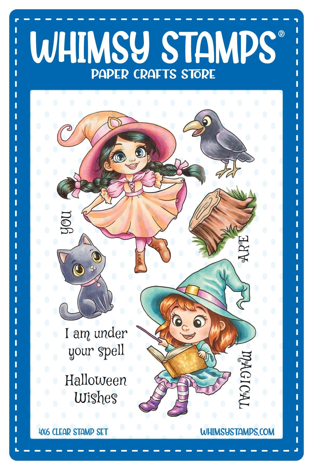 Halloween Spells Clear Stamps - Whimsy Stamps