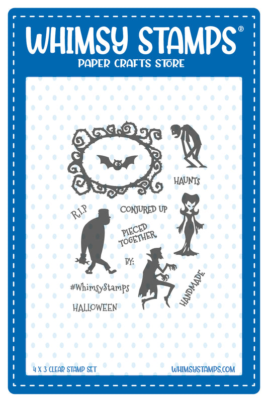 **NEW Handmade Monsters Clear Stamps - Whimsy Stamps