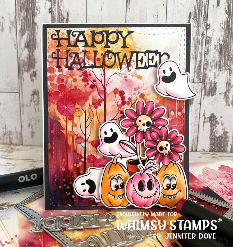 Primitive Halloween Clear Stamps - Whimsy Stamps