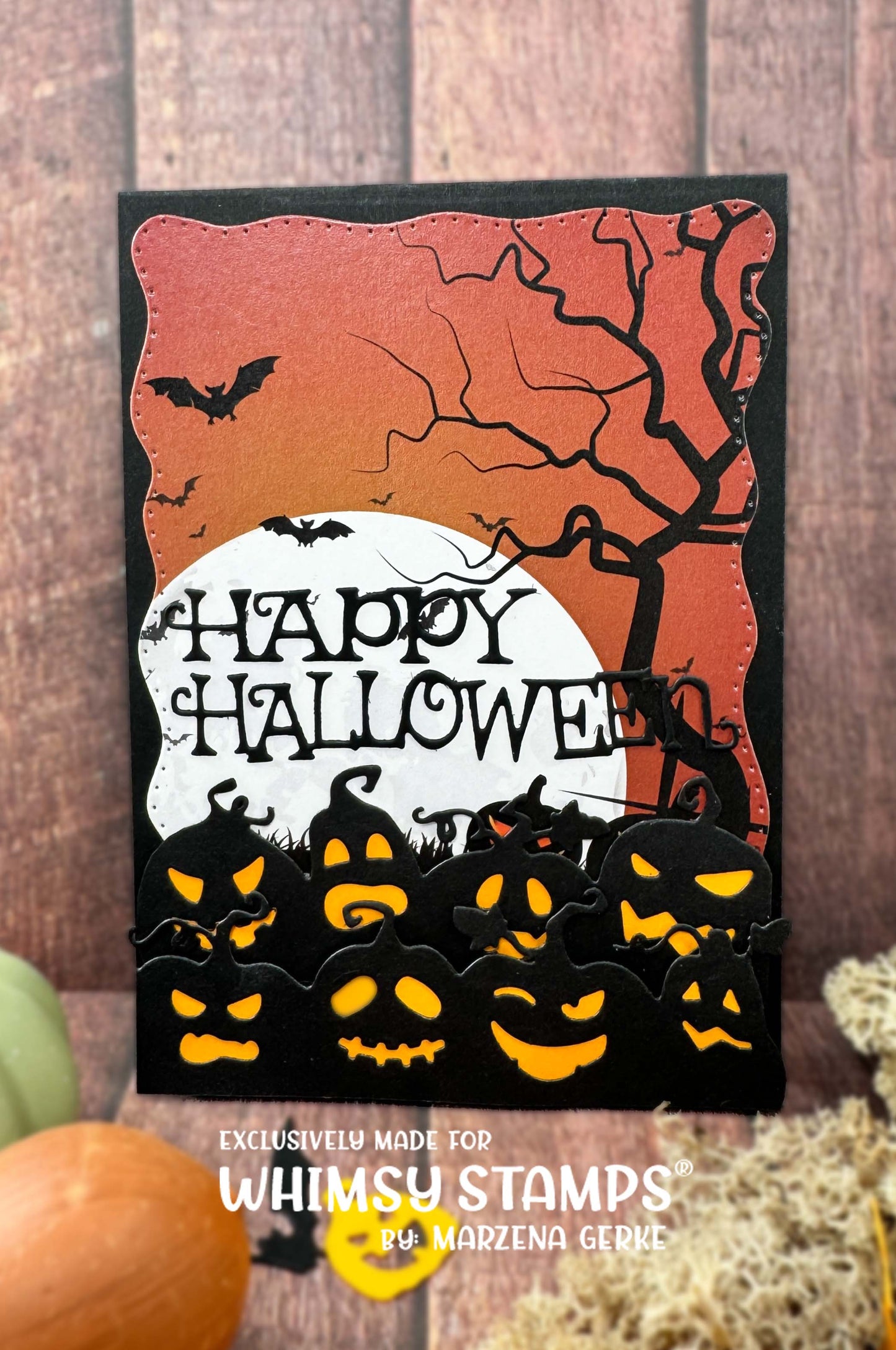 Happy Halloween Word Die Set - Whimsy Stamps